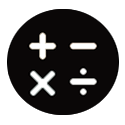 circle with math symbols- graphic 